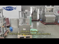 Espessura do comprimido 2-6 mm Máquina de prensagem de comprimidos 12600pcs Capacidade Máxima profundidade de enchimento 15mm