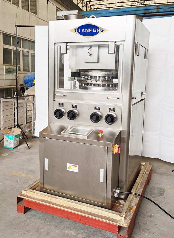 Máquina automática de compressão de comprimidos farmacêuticos tipo rotativo 5,5 KW