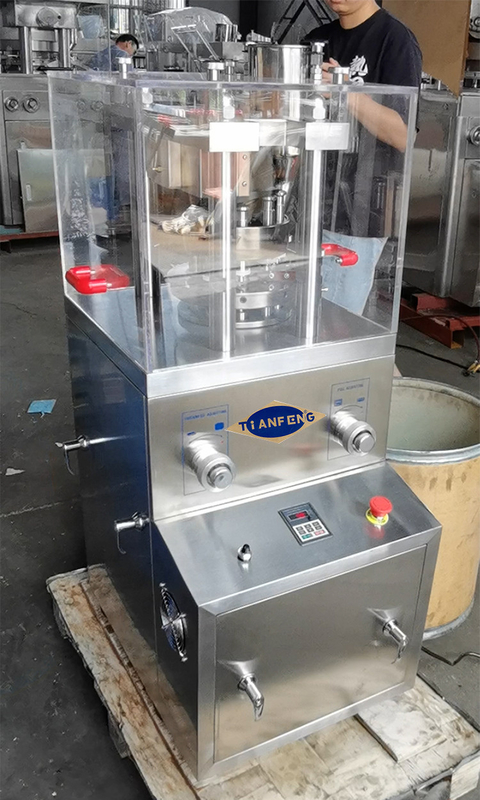 GZP - máquina de utilização de ferramentas da imprensa da tabuleta do comprimido da UE 9 para o laboratório 12600pcs/Hour 2.2KW