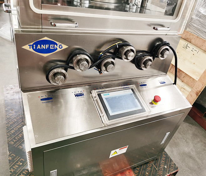 Tipo giratório partes de 3 camadas da máquina 189000 da imprensa da tabuleta do comprimido/hora com os 3 alimentadores forçados
