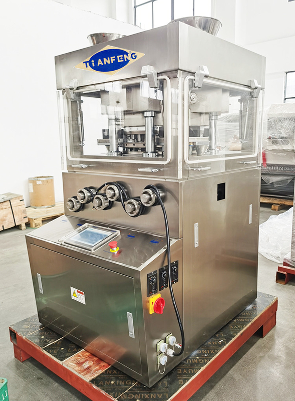 Tipo giratório partes de 3 camadas da máquina 189000 da imprensa da tabuleta do comprimido/hora com os 3 alimentadores forçados