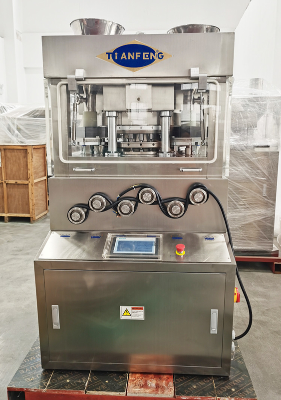 Tipo giratório máquina de 3 camadas da imprensa da tabuleta do comprimido com os 3 alimentadores forçados ZP35F-3