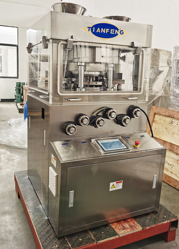 Tipo giratório partes de 3 camadas da máquina 189000 da imprensa da tabuleta do comprimido/hora com os 3 alimentadores forçados