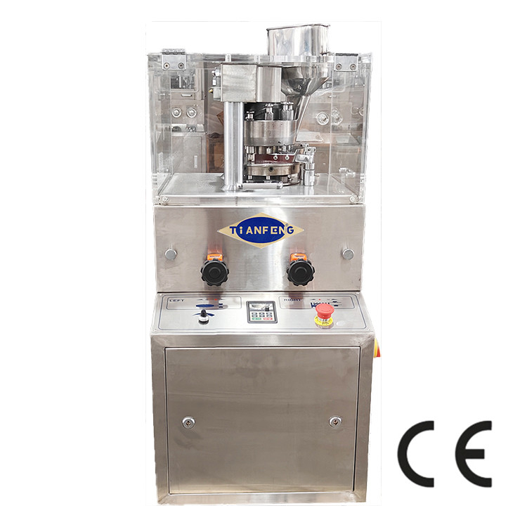 Eficiência ZP 5/7/9 SS304 / SS316L Rotary Tablet Press Mínimo trabalho necessário