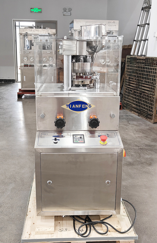 Máquina automática de prensagem rotativa de comprimidos para produção de açúcar de sal de lote médio