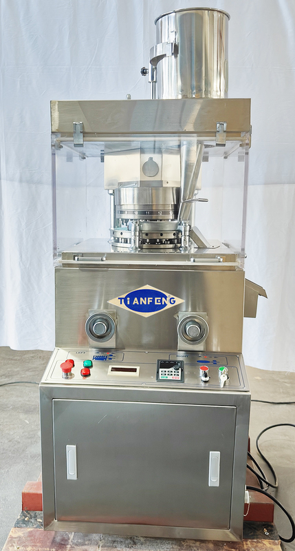 Máquina de fabricação de pílulas rotativa automática de alta velocidade com molde de punção de forma irregular