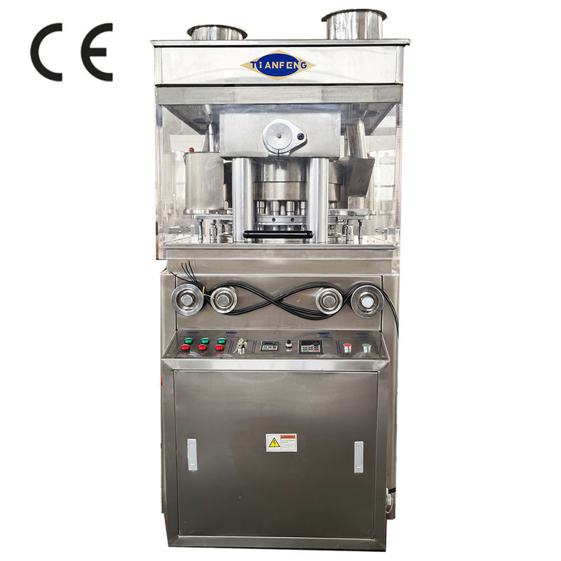Máquina de prensagem de comprimidos de profundidade de enchimento com capacidade de produção de até 15 mm de espessura