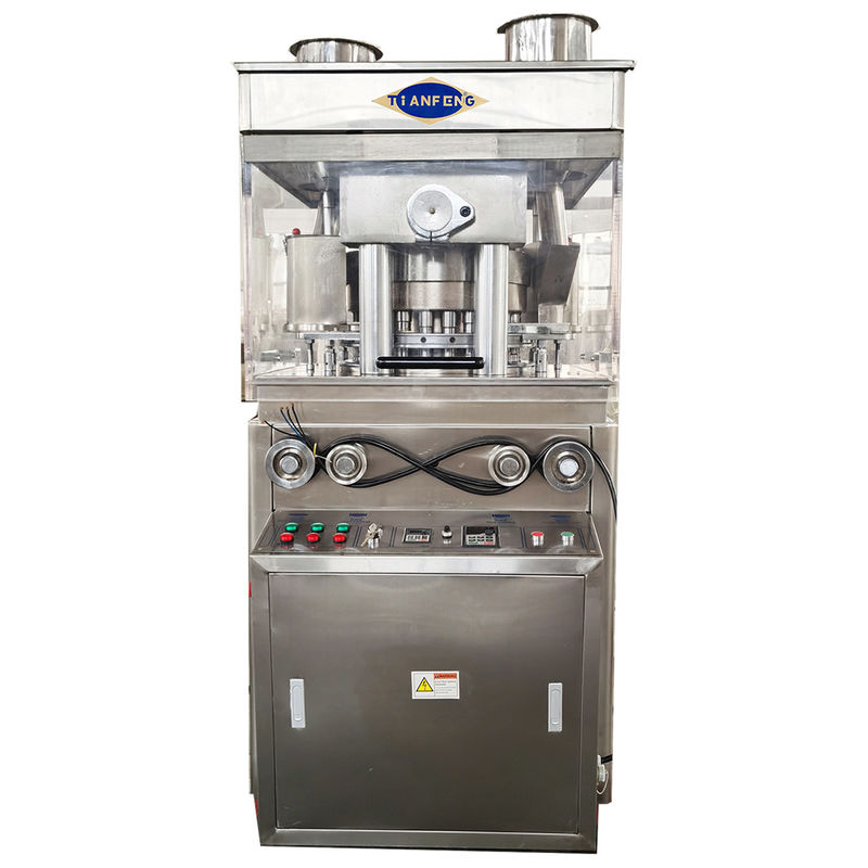 Max. Pressão 100KN Máquina rotativa de prensagem de comprimidos para linha de produção de comprimidos TCCA