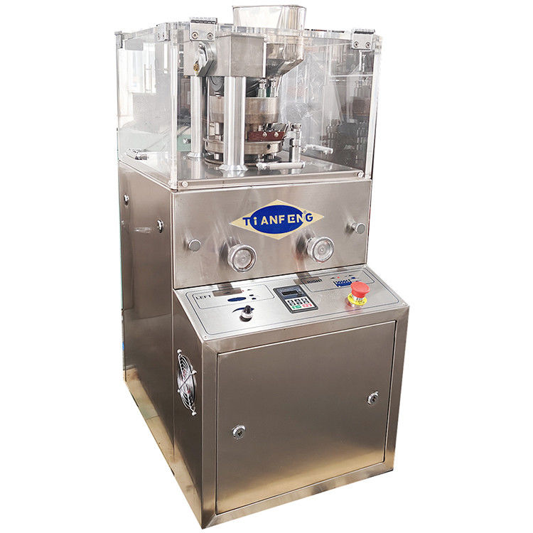 Máquina eletrônica de prensagem de pílulas personalizada para materiais Ss304 e profundidade máxima de enchimento de 15 mm
