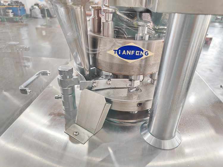 900x800x1800mm Máquina de Prensa de comprimidos com profundidade máxima de enchimento de 15 mm e espessura de comprimido de 2-6 mm