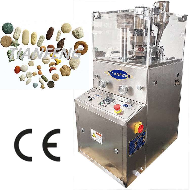 900x800x1800mm Máquina de Prensa de comprimidos com profundidade máxima de enchimento de 15 mm e espessura de comprimido de 2-6 mm