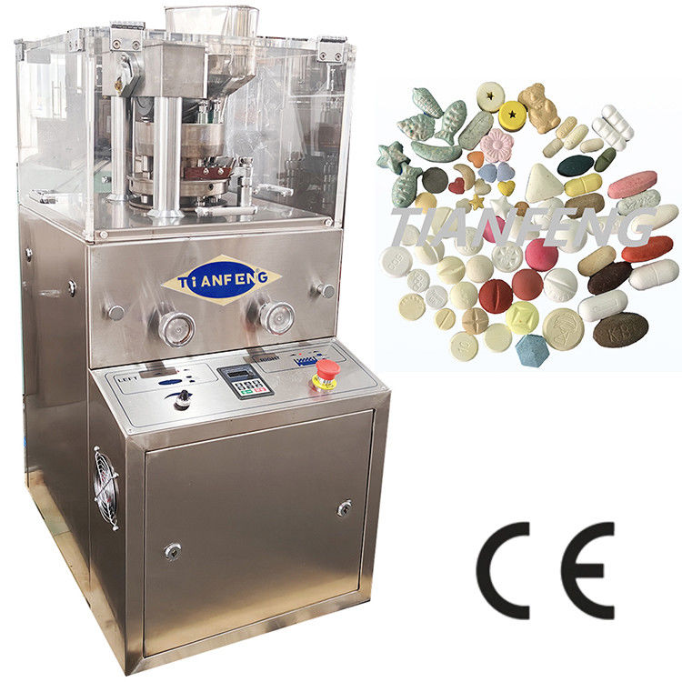 Ss304 Materiais Máquina de compressão de comprimidos ZP5B ZP7B ZP9B ZP10B ZP12B Pressão máxima 60KN Para fabricação de comprimidos
