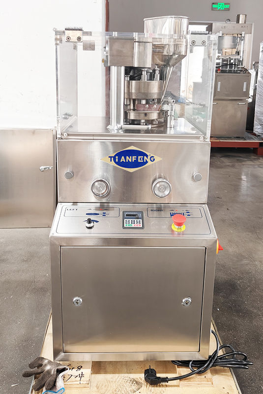 900x800x1800mm Máquina de Prensa de comprimidos com profundidade máxima de enchimento de 15 mm e espessura de comprimido de 2-6 mm
