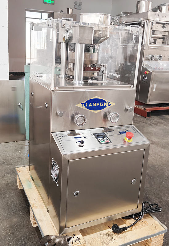 900x800x1800mm Máquina de Prensa de comprimidos com profundidade máxima de enchimento de 15 mm e espessura de comprimido de 2-6 mm