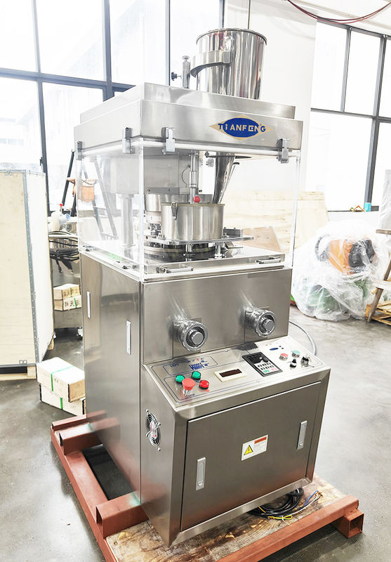 Máquina de fabricação de comprimidos com pressão rotativa Material da máquina 304/316 aço inoxidável Alta capacidade 10000-42000 Pcs/hora