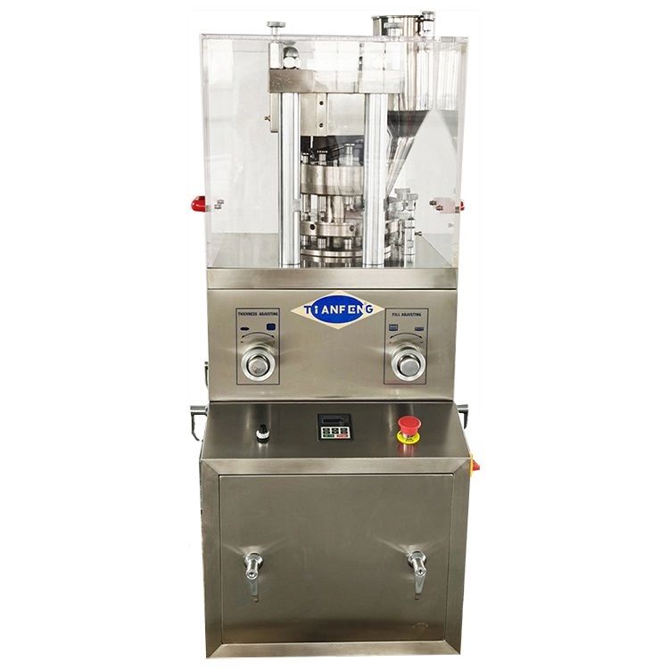 Velocidade de Rotação da Torre 0-30 rpm Máquina de Fabricação de Comprimidos de Cânfora para Produção de Comprimidos/Tabletes