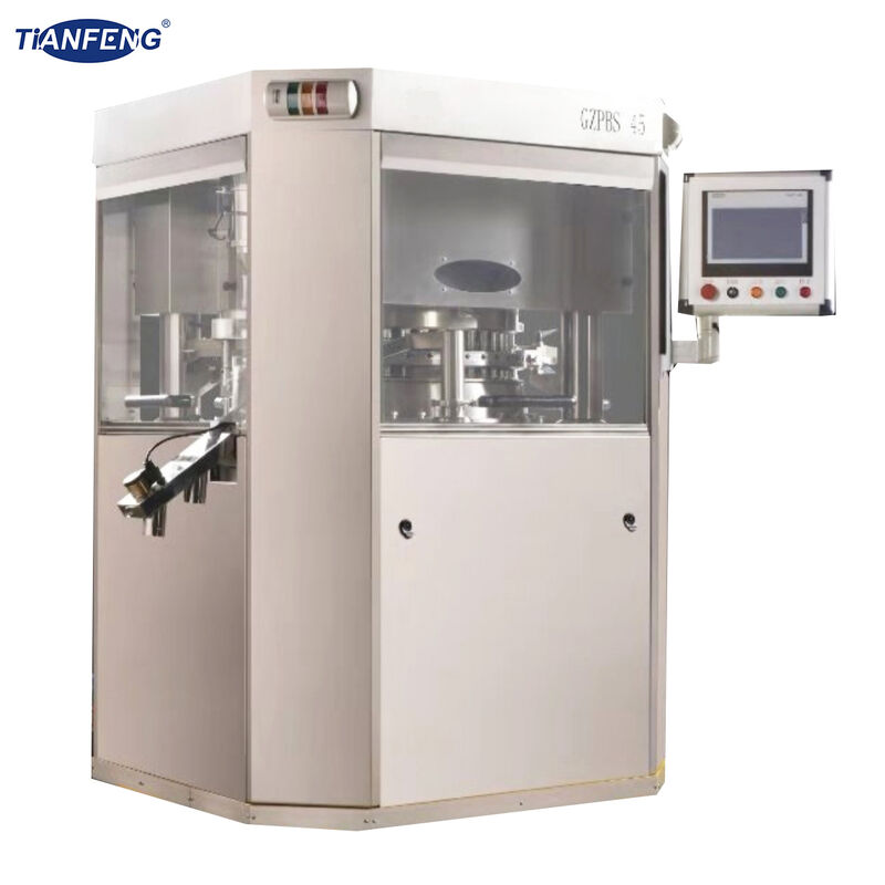 Máquina rotativa de compressão de comprimidos capaz de comprimir comprimidos de alta velocidade GZPS45 para aplicações farmacêuticas e químicas