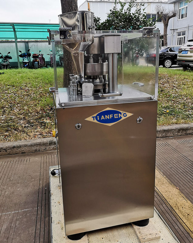 ZP7 Máquina de prensagem rotativa de comprimidos de várias estações para 12600 comprimidos/h com profundidade de enchimento de 15 mm
