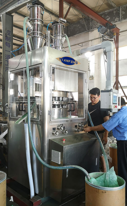 Prensa para comprimidos ZPB23 ZPB25 55800 unidades/hora Máquina de compressão de comprimidos de pólen de pinho