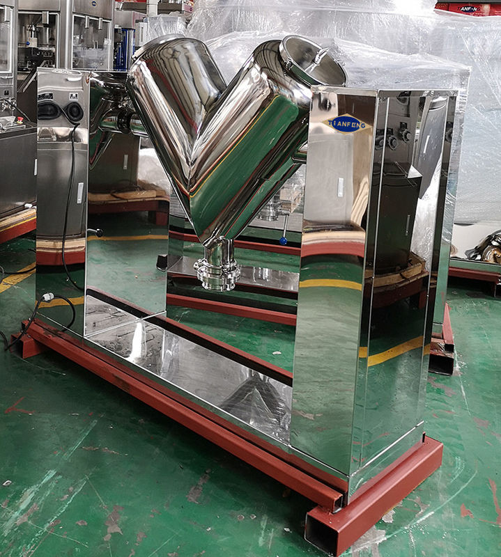 Linhas de produção secas ou molhadas da tabuleta do misturador do pó da forma dos grânulo V