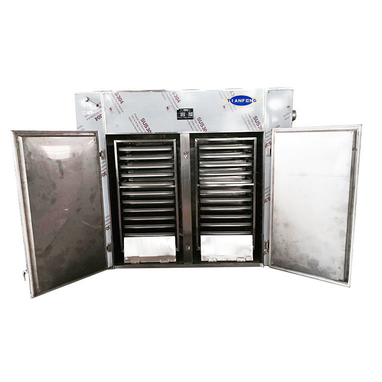 100kg o grupo 48 chapeia 15KW o ar de circulação morno Oven For Bean Sea Food