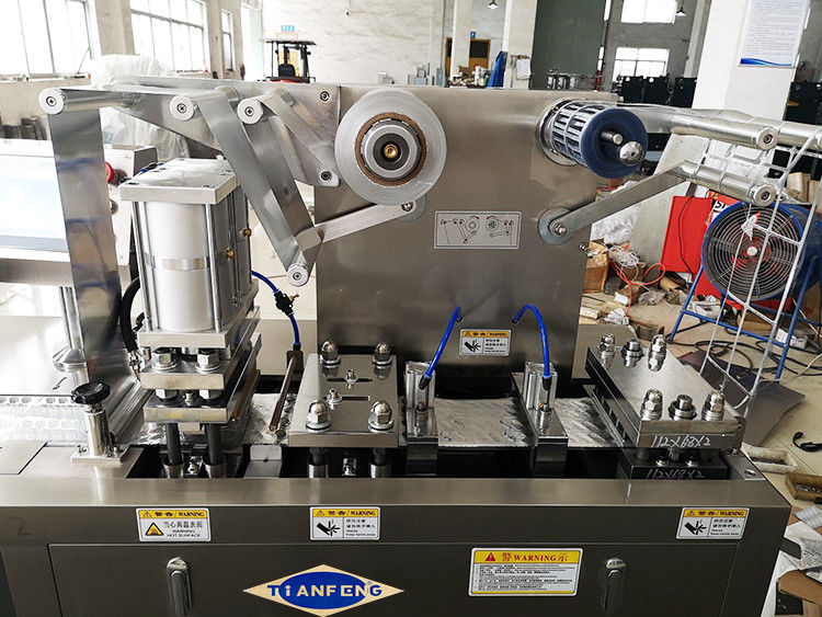 Tipo liso tela táctil de DPB150 Ss304 do PLC da máquina de embalagem da bolha do Alumínio-plástico