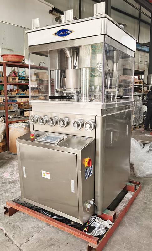 100 KN tipo giratório 21500 partes da máquina da compressão da tabuleta de 3 camadas/hora