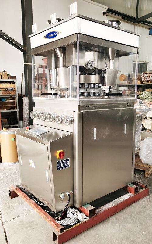 Máquina elétrica da compressão da tabuleta com alimentador ZPW23 da força para três comprimidos da camada