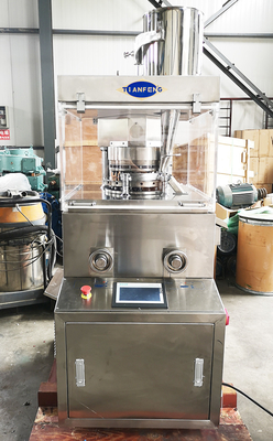 Prensa de comprimidos rotativa farmacêutica 2,2 KW automática de alta velocidade