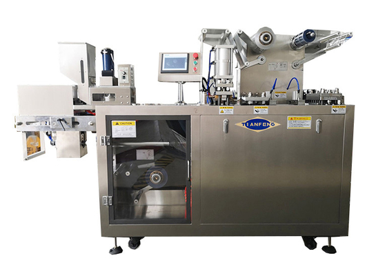 Tipo liso tela táctil de DPB150 Ss304 do PLC da máquina de embalagem da bolha do Alumínio-plástico