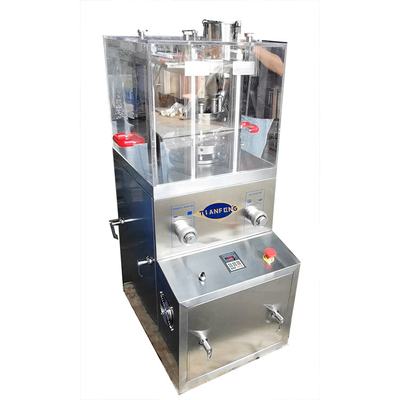 Imprensa giratória da tabuleta da máquina farmacêutica do laboratório com diâmetro 20mm da pressão 60KN