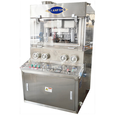 Máquina rotativa multifuncional para prensagem de comprimidos ZPW29 ZPW31 com alimentadores forçados