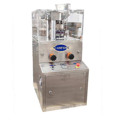 Máquina de prensagem rotativa de comprimidos ZP5 de alta eficiência 9000pcs/H 60KN Pressão máxima