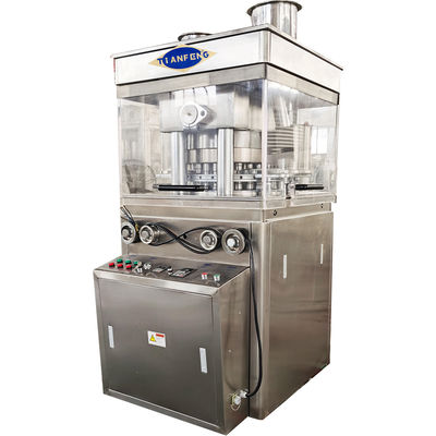 Máquina de prensagem de comprimidos rotativa para pressão máxima de 100Kn e capacidade de produção de 75000 peças/h