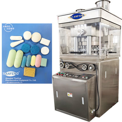 Max. espessura 15mm Big Cube Tablet Press para comprimidos de aço inoxidável ZP-23 e ZP-27