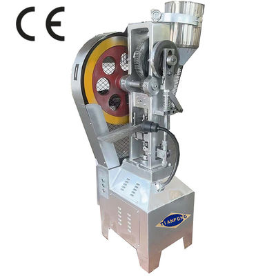 Produção de comprimidos com máquina de prensagem de comprimidos de cesta de flores