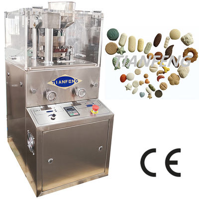 ZP5 Rotary Tablet Press Machine 2.2KW Potência 900x800x1800mm Para processo de fabricação farmacêutica
