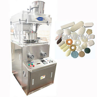2.2KW Potência rotativa Tablet Press Machine para produção rápida e precisa ZPW17D com alimentador forçado