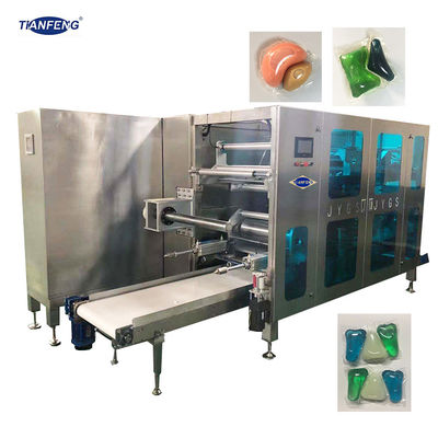 Máquina de empacotamento líquida da vagem da lavanderia do cubo do filme automático de PVA