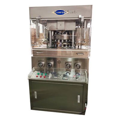 Máquina giratória da compressão da tabuleta de duas camadas com alimentador forçado