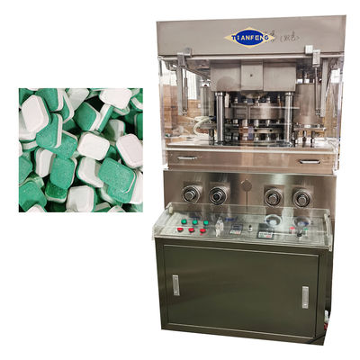 Máquina de limpeza efervescente da imprensa da tabuleta do comprimido do pó do cubo ZPW19 7.5KW 130KN de sal