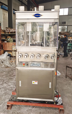 Máquina de compressão rotativa industrial de alta velocidade para comprimidos em pó 7,5 KW